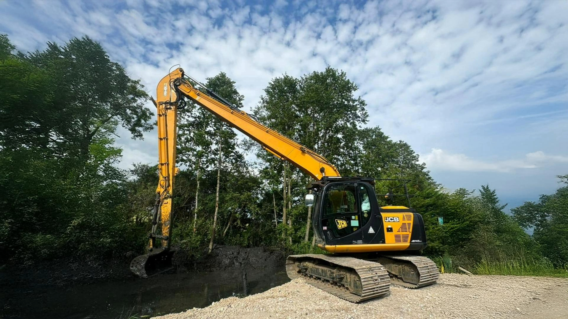 Long reach excavator